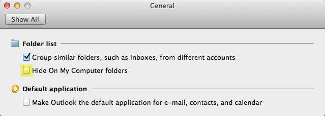 archiving emails in outlook 2011 for mac